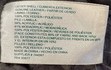 Load image into Gallery viewer, St. John's Bay Womens Taupe Genuine Leather Fur-Trim Full-Zip Jacket Size XL