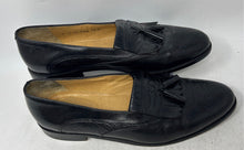 Load image into Gallery viewer, Johnston & Murphy Mens Black Tassel Round Toe Slip-On Loafer Shoes Size 13M