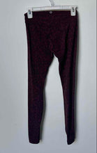 Load image into Gallery viewer, Lululemon Womens Wine Floral Pull On Elastic Waist Skinny Ankle Leggings Size 4