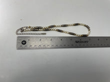 Load image into Gallery viewer, Silver Stamped/Unstamped Necklace-Earrings-Ring (7Pcs) Weight 30.4g