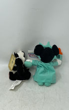 Load image into Gallery viewer, Lot Of 4 Pcs Vintage Antique Mixed Variety Disney Store Bean Bag Plush Toys