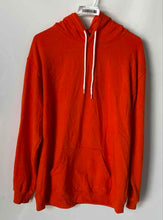 Load image into Gallery viewer, Forever 21 Mens Orange Kangaroo Pocket Long Sleeve Pullover Hoodie Size S