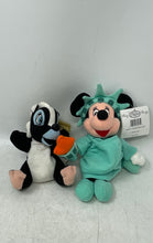 Load image into Gallery viewer, Lot Of 4 Pcs Vintage Antique Mixed Variety Disney Store Bean Bag Plush Toys