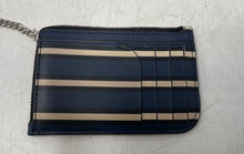 Load image into Gallery viewer, Kate Spade New York Womens Blue Beige Credit Card Slots Coin Wallet