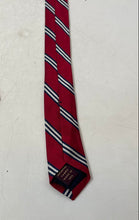 Load image into Gallery viewer, Brooks Brothers Mens Red Striped Adjustable Formal Pointed Tie