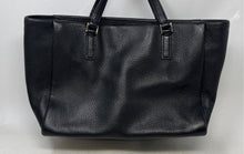 Load image into Gallery viewer, Kate Spade New York Womens Black Leather Inner Pocket Double Strap Satchel Purse