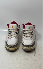Load image into Gallery viewer, Nike Kids Air Jordan 3 Retro 398614-126 White Red Sneaker Shoes Size 5.5Y