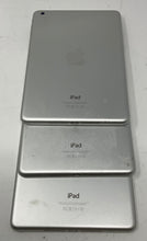 Load image into Gallery viewer, Lot Of 3 Pcs Apple iPad Mini 2 A1489 iOS Tablets Not Tested Locked For Parts