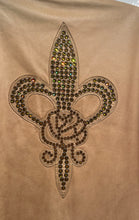 Load image into Gallery viewer, Royal S&V Womens Brown Leather Rhinestone Long Sleeve Full-Zip Jacket No Size