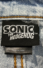 Load image into Gallery viewer, Sonic The Hedgehog Girls Blue Denim Flat Front Pockets Mom Shorts Size 3