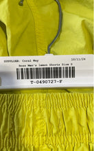 Load image into Gallery viewer, Hugo Boss Mens Lemon Green Elastic Waist Pull-On Board Shorts Size Small