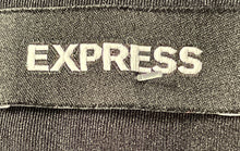 Load image into Gallery viewer, Express Womens Black Flat Front Pockets Straight Leg Dress Pants Size 8