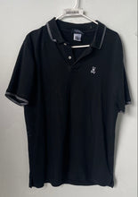 Load image into Gallery viewer, Psycho Bunny Mens Black Regular Fit Short Sleeve Collared Golf Polo Shirt Size 7