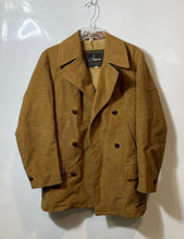 Load image into Gallery viewer, Atkinson Mens Brown Long Sleeve Button Front Double-Breasted Pea Coat Size 38