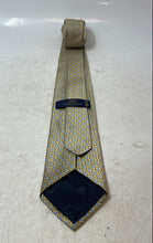 Load image into Gallery viewer, Brooks Brothers 346 Mens Yellow Geometric Print Silk Keeper Loop Designer Tie