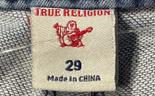 Load image into Gallery viewer, True Religion Mens Blue Denim Medium Wash Low-Rise Skinny Leg Jeans Pants Sz 29