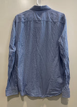 Load image into Gallery viewer, Hugo Boss Mens Blue Polka Dot Slim Fit Long Sleeve Button-Up Shirt Size XL