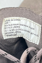 Load image into Gallery viewer, Serra Womens Gray Sherpa Trim Round Toe Ankle Lace-Up Combat Boots Size 7
