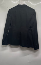 Load image into Gallery viewer, Banana Republic Womens Black Long Sleeve Notch Lapel Two-Button Blazer Size 0