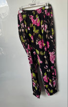 Load image into Gallery viewer, Boston Proper Womens Multicolor Floral Rose Soft Jogger Pants Size Medium
