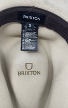Load image into Gallery viewer, Brixton Unisex Beige Classic Wide Brim Outdoor Fedora Hat Size Small