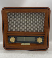 Load image into Gallery viewer, Throwback Model TB-RETS2-WOD Brown Retro Ware Wireless Speaker Untested