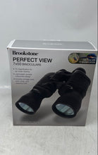 Load image into Gallery viewer, Brookstone Perfect View Black 7X50 Lightweight Durable Binoculars With Box