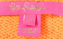 Load image into Gallery viewer, Lilly Pulitzer Womens Orange Long Sleeve Crew Neck Pullover Sweater Size XS
