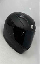 Load image into Gallery viewer, ILM Mens 817 Black Cushioned Adjustable Strap Full Face Motorcycle Helmet Size L
