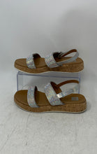Load image into Gallery viewer, Dolce Vita Girls Silver Rhinestone Open Toe Slingback Sandals Size 5