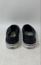 Load image into Gallery viewer, Vans Womens Asher 508731 Black White Low Top Slip-On Sneaker Shoes Size 7
