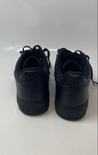 Load image into Gallery viewer, Nike Mens Air Force 1 07 Black Leather Lace-Up Low Top Sneaker Shoes Size 12