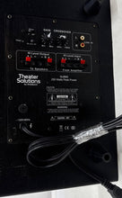 Load image into Gallery viewer, Theater Solutions SUB8S Black Slim Self-Amplified Subwoofer Not Tested