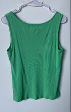 Load image into Gallery viewer, Lauren Ralph Lauren Womens Green Sleeveless Crochet Scoop Neck Tank Top Size L