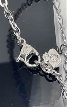 Load image into Gallery viewer, Authentic Swarovski Women's Silver Tone Pavé Crystal Accent Necklace