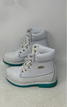 Load image into Gallery viewer, Lugz Womens Convoy 6 Inch White Green Round Toe Lace-Up Ankle Boots Size 7.5