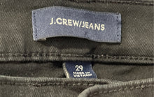 Load image into Gallery viewer, J.Crew Womens Black Denim Dark Wash 5-Pocket Design Skinny Jeans Pants Size 29