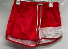 Load image into Gallery viewer, Armani Exchange Womens Red White Colorblock Drawstring Athletic Shorts Size 4