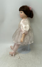 Load image into Gallery viewer, Heritage Collection Pink Brown Hair Collectible Open Eyes Fashion Porcelain Doll