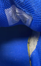 Load image into Gallery viewer, Nike Boys Air Max 90 White Blue Leather Lace-Up Low Top Sneaker Shoes Size 6Y