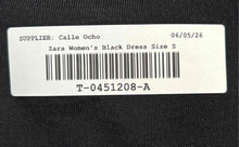 Load image into Gallery viewer, Zara Womens Black Sequin Sleeveless Mini Vest Dress Size Small