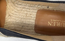 Load image into Gallery viewer, Lauren Ralph Lauren Womens Caylee Black Beige Slip-On Espadrille Flats Size 10 B