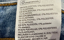 Load image into Gallery viewer, H&M Womens Blue Denim Medium Wash Stretch Pockets Jean Shorts Size 6