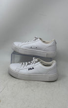 Load image into Gallery viewer, Fila Womens Redmond White Leather Low Top Lace-Up Sneaker Shoes Size 6