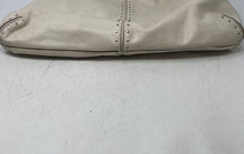Load image into Gallery viewer, Michael Kors Womens Off-White Leather Charm Double Handle Tote Handbag