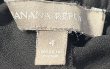 Load image into Gallery viewer, Banana Republic Womens Black Elastic Waist Pull-On Tapered Leg Jogger Pants Sz 4