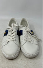 Load image into Gallery viewer, Lauren Ralph Lauren Womens Janson II White And Blue Sneakers Shoes Size 8
