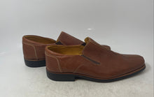 Load image into Gallery viewer, Sandro Moscoloni Mens Brown Leather Low Top Slip-On Loafer Shoes Size 12