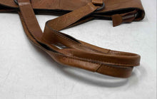 Load image into Gallery viewer, Wild West Los Angeles Womens Brown Leather Double Handles Outer Pockets Tote Bag