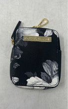 Load image into Gallery viewer, Betsey Johnson Womens Black White Floral Zipper Wristlet Wallet